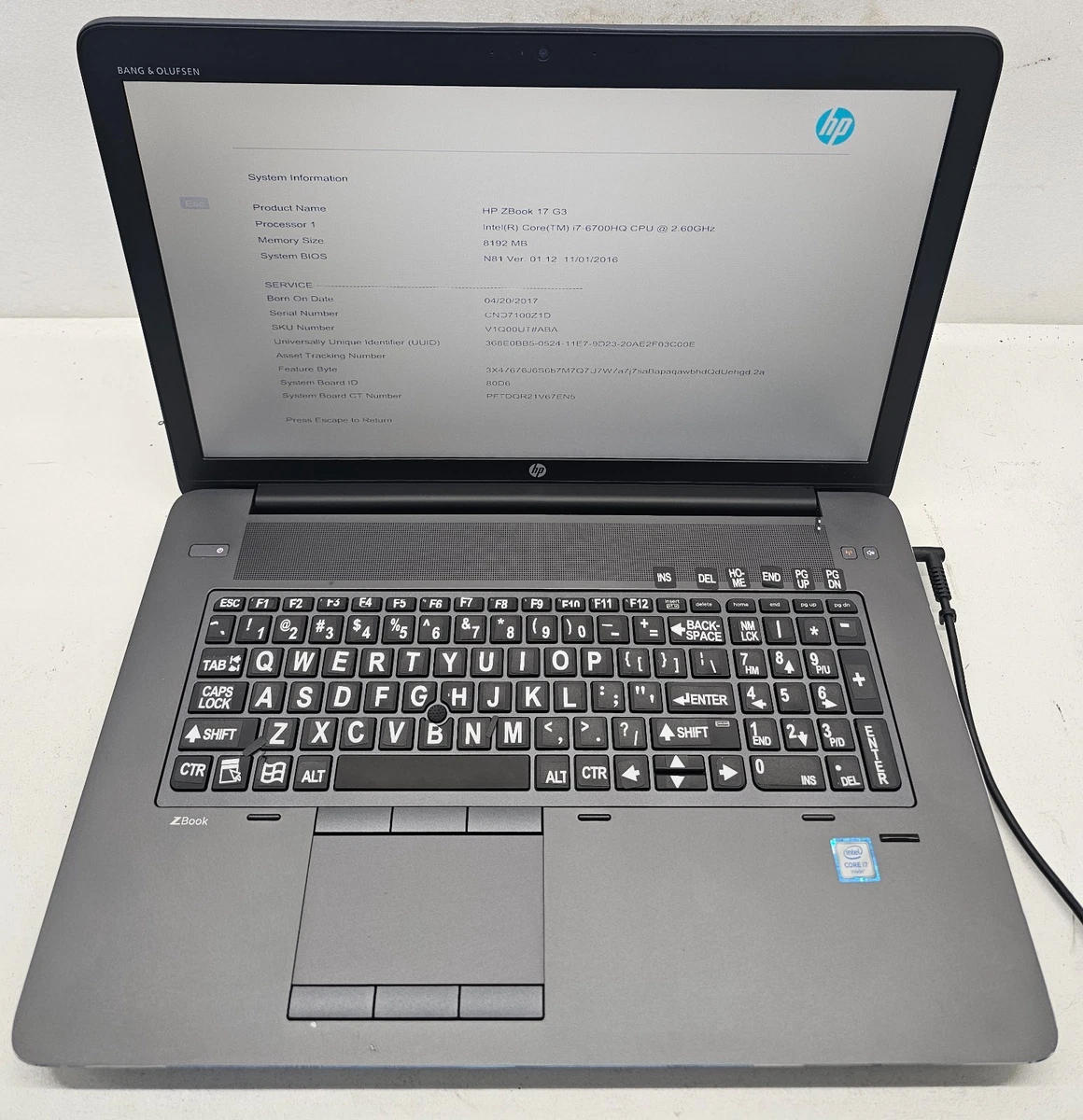 HP Intel Core i7 6th Gen. 16 GB RAM PC Laptops & Netbooks for sale