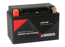 Shido LTX9 HP Lithium Ionen Batterie 12V LiFe...