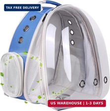 Front Expandable Cat Backpack Carrier, Fit up to 20 lbs, Space Capsule Astronaut