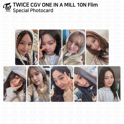 TWICE ONE IN A MILL1ON CGV Film Special Photocard KOREA Only
