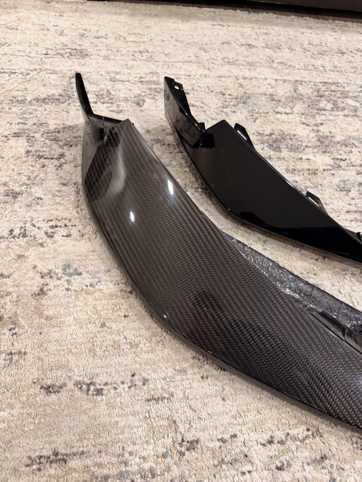 Divisor delantero de fibra de carbono RSC labio delantero BMW G80 M3 G82 M4 Foto 4 de 4