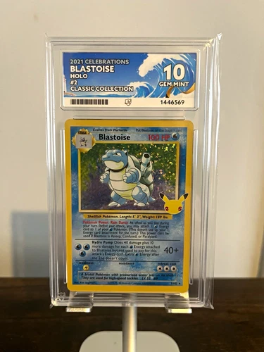 Pokémon TCG Blastoise Holo 2/102 Celebrations Classic Collection 2021 Ace 10