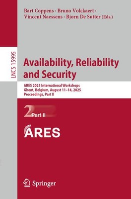 Availability, Reliability and Security | englisch