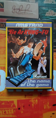 Yie Ar Kung-Fu (Imagine 1987) Amstrad CPC (Tape, Box, Manual) works 8bit classic