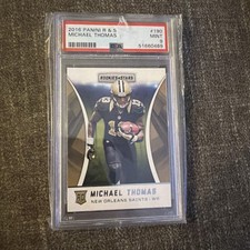 2016 Panini Rookies &amp; Stars Football #190 Michael Thomas Rookie PSA 9
