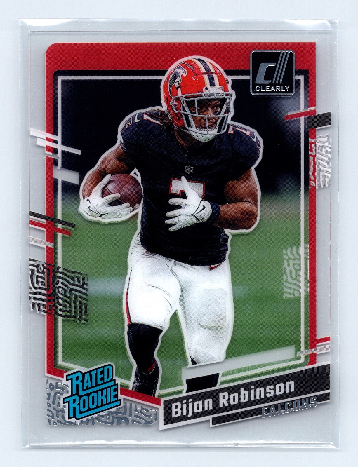 2023 Clearly Donruss #53 Bijan Robinson Rated Rookie