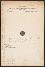 Falk,Jung & Borchert Brewing Company for Stars,Wheat Logo brand Lager Beer