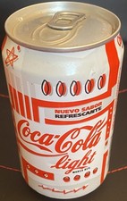 NEW Vintage 1995 Coca-Cola Light Can Madrid, Spain UNOPENED