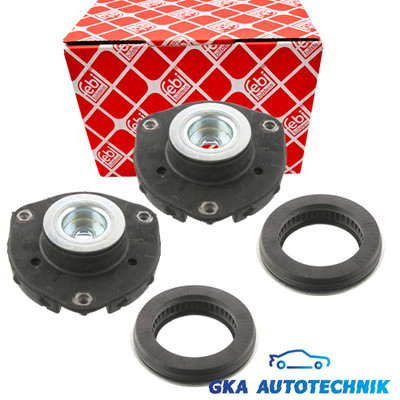 2x FEBI  Domlager Federbeinlager vorne für AUDI SEAT VW POLO 9N 9A