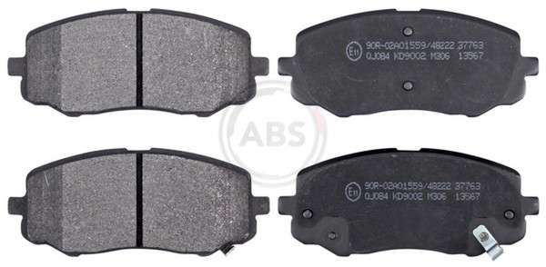 A.B.S. Bremsbelagsatz Scheibenbremse 37763 FüR Hyundai PBT PB I20 1-image