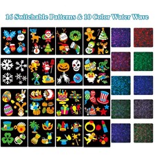 Halloween Projector Lights, 2-in-1 Ocean Wave Light 