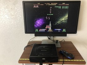 Galactic Attack Sega Saturn 1995 Taito Acclaim Shooter Action Loose Disc Tested