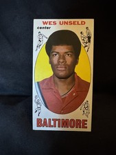 Topps 1969-70 Wes Unseld Rookie #56 Baltimore Bullets Basketball NBA Card. rookie card picture