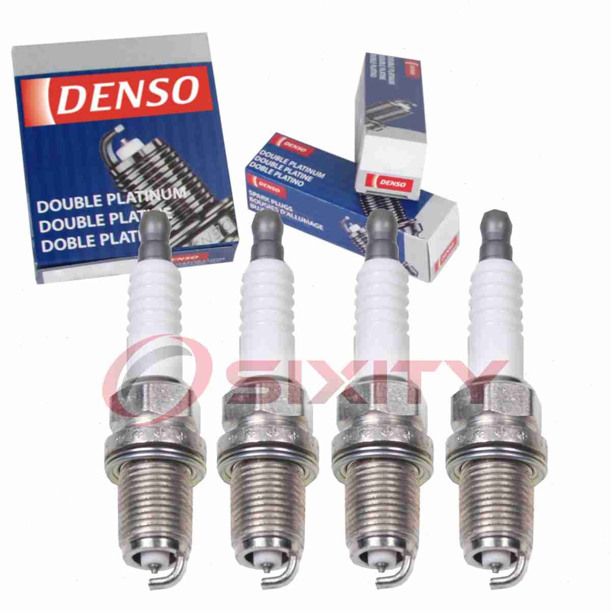 4 pc Denso Platinum Long Life Spark Plugs for 2005-2006 Saab 9-2X 2.5L H4 ef