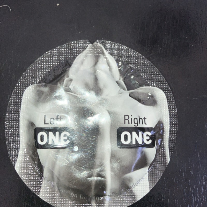 One Condom Tits Up One Right One Left Collectible Expired Vintage 2012 Rare