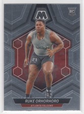 #335 Ruke Orhorhoro 2024 Panini Mosaic Base RC Atlanta Falcons