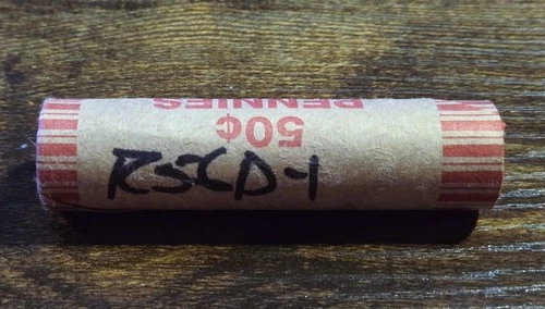 1 Roll Of 1956 D Denver U.S. Lincoln Wheat Pennies R56D-1