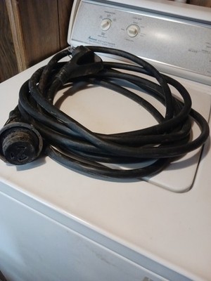 Furrion Heavy-Duty Extension Cord NEMA L14-30 Black Rubber