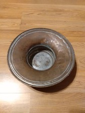 Vintage Copper Bowl Unique Very Heavy