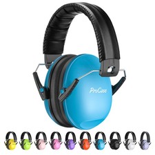 ProCase Noise Cancelling Headphones for Kids Toddler, SNR Size, Blue
