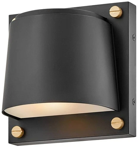 Hinkley Scout 6 1/2" High Black LED Outdoor Wall Light - Picture 2 of 8