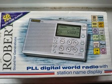 Roberts R9921 World Service Radio FM MW SW Portable w/ Case Tested