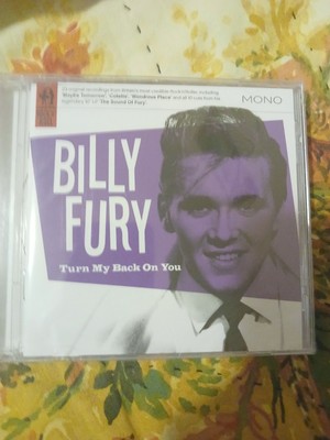 BILLY FURY CD TURN MY BACK ON YOU (SEALED )