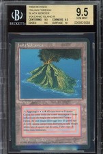 BGS 9.5 Revised FBB {ITALIANO} Isola Vulcanica ~ QUAD+10 SUBS ~ Vintage MTG/Magic