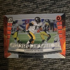 Panini Donruss Optic Chain Reaction Cameron Heyward Steelers Football Card #1