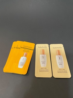 SULWHASOO  FIRST CARE  : ACTIVATING SERUM SAMPLES-1 LOT OF 6 .02 fl oz x 6 / NEW