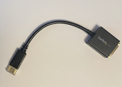 StarTech CN6208 DP2DVI2 DisplayPort/DVI Audio/Video Cable, Black-New-Lot of 7