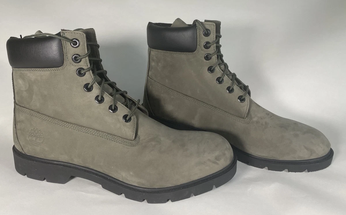 Timberland Classic 6 in Waterproof Boot Dark Green Nubuck 