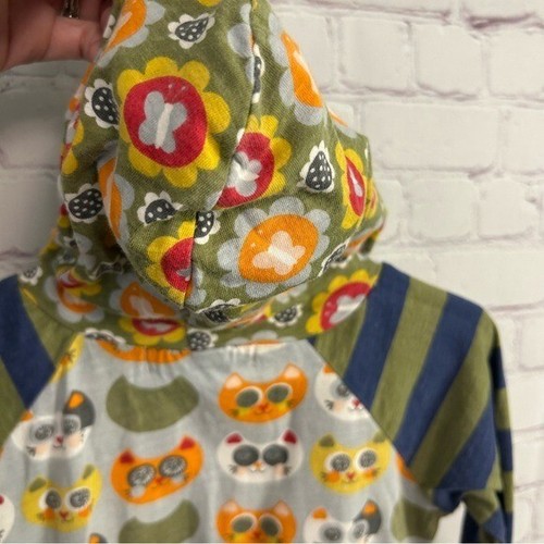 Jelly the Pug Cat Meow Tiffany Set hooded ruffle asymmetric dress size 5 girls - Picture 5 of 10