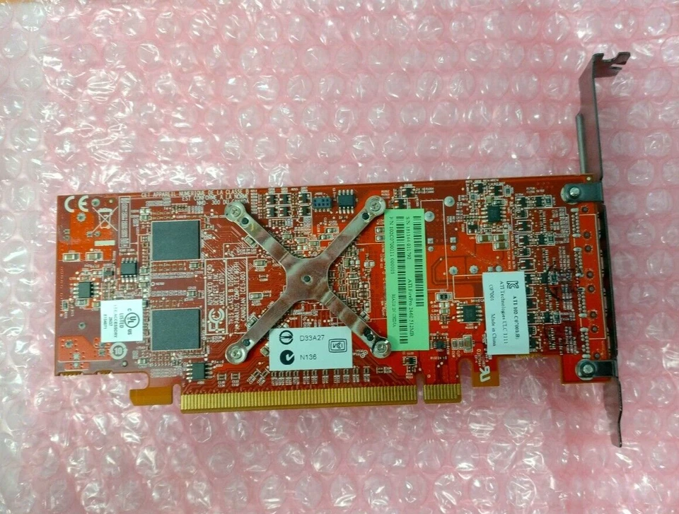 ATI FirePro 2460 Quad Mini DisplayPort PCI-E 512MB Graphics Video Card - Image 2 of 3