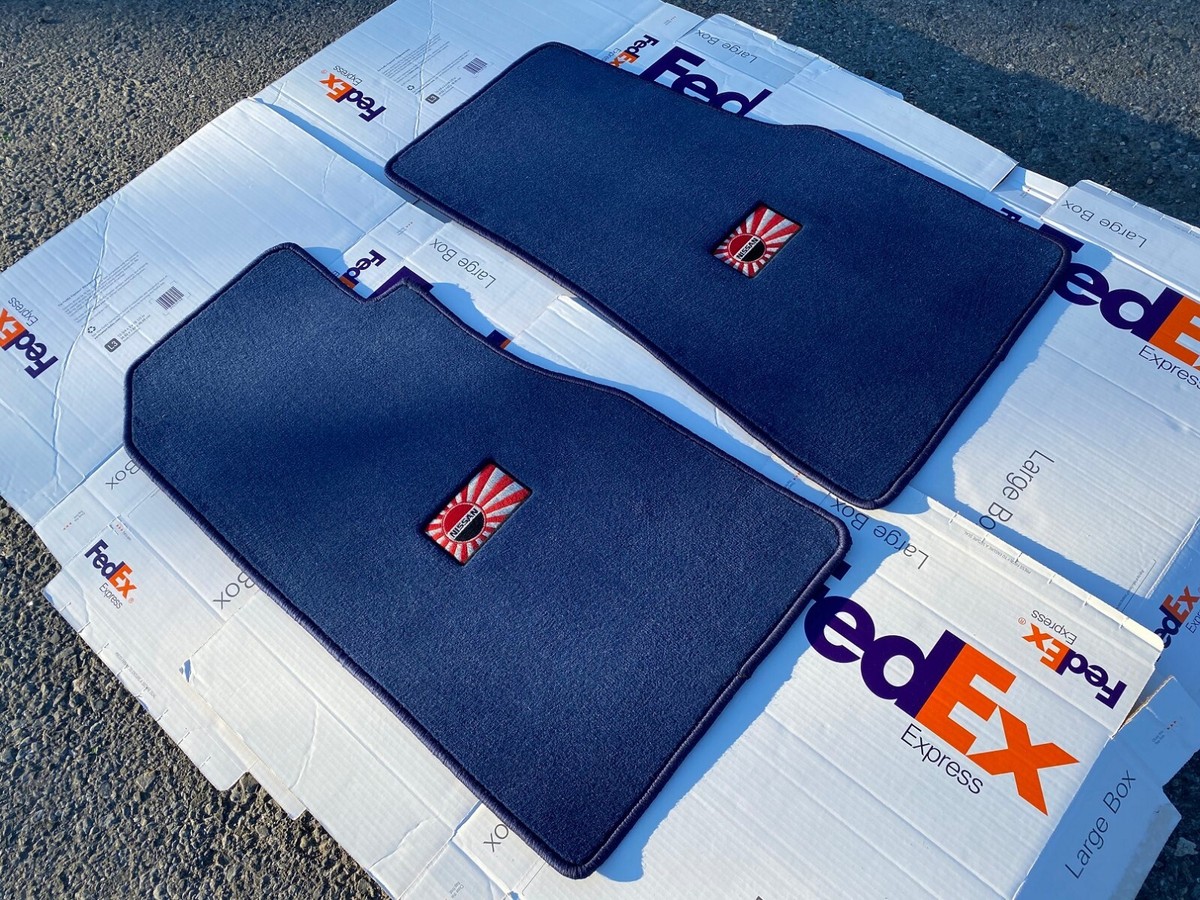 For nissan 300 zx car Floor mats carpet blue set o2 1984-89 | eBay
