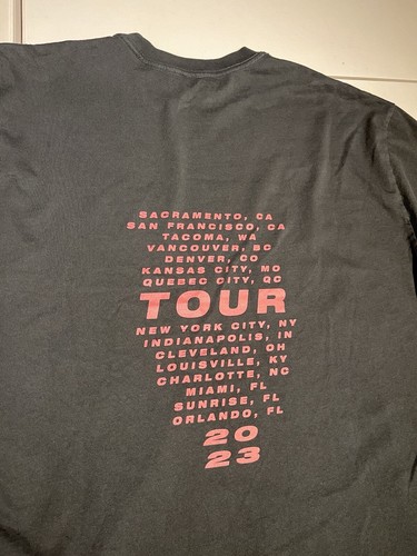Pink Concert Shirt Men's XXL Band Tee 2023 Tour Music T Fader Double Sided Print - Picture 10 of 10
