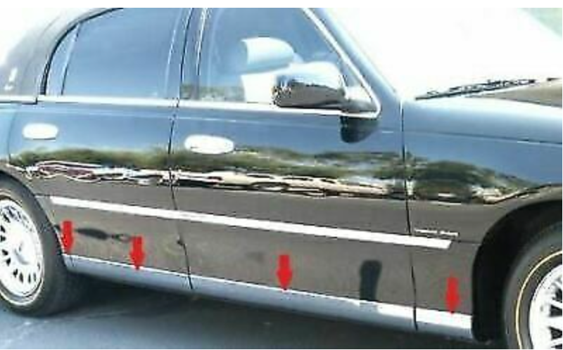 Lower Rocker Banner 1998-2011 Lincoln Town Car