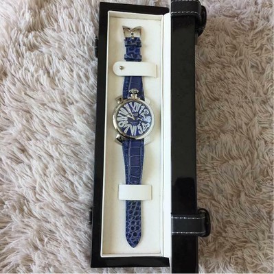 Watch Gaga Milano 5084.3 Slim 46mm White Black Combi Dial 