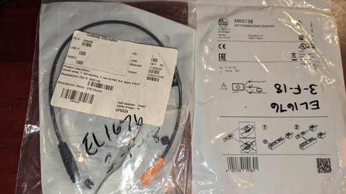 (1) ifm T-slot cylinder sensor MK5138 MKT3020BBPKG/A/0,3M/ZH/AS NEW