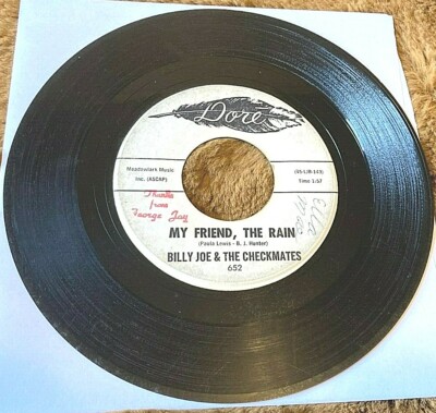 Billy Joe & the Checkmates - My Friend, the Rain/Chalypso Delight 45 Promo HEAR