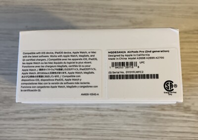 Original Apple AirPods Pro 2nd Generation * BOX ONLY 194253397168