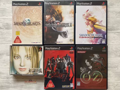SONY PS 1 2 Koudelka & Shadow Hearts 1  2 & From The New World & Killer 7 & Oz