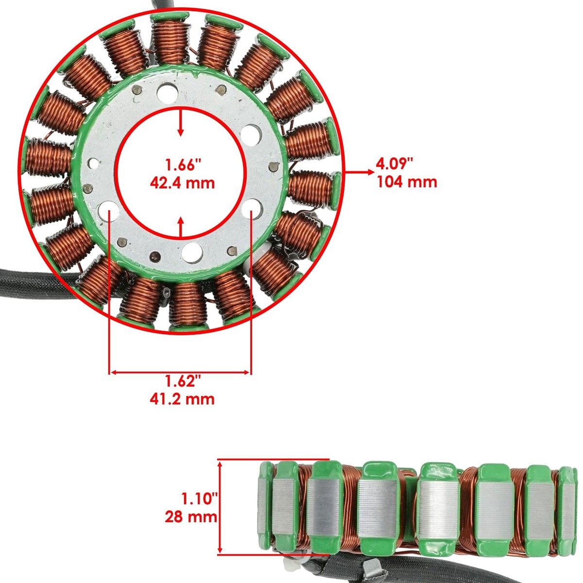 Celox Stator Replacement For Yamaha YZF600R 1997-2007 – Genuine Fit, 90-Day Warranty
