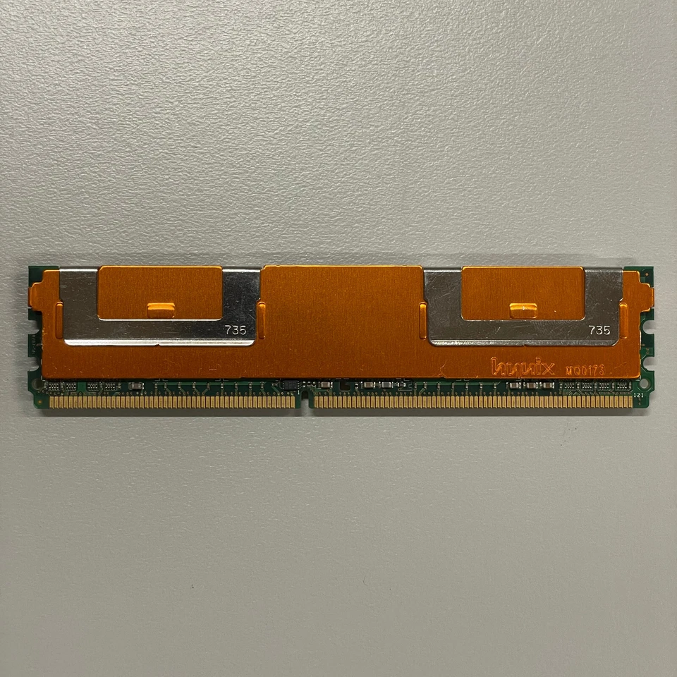 Hynix 1GB DDR2 RAM PC2-5300 667MHz ECC Fully Buffered DIMM HYMP512F72BP8N2-Y5 - Image 4 of 4