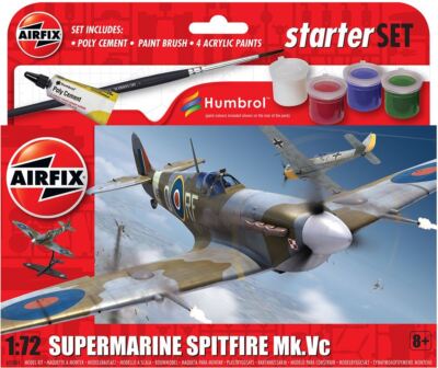 Airfix Supermarine Spitfire MkVc Starter Set Maßstab 1:72