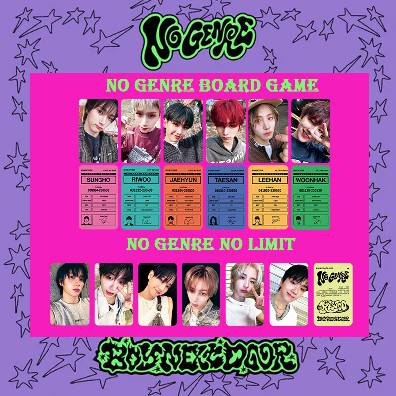 BOYNEXTDOOR ボネクド No Genre Board Game ver Amazon.com: BOYNEXTDOOR NO GENRE [BOARD GAME VER.] 4th EP