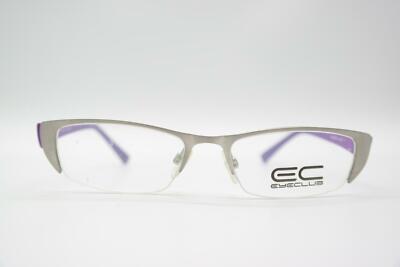 Eyeclub 71254 Silber Violett Halbrand Brille Brillengestell eyeglasses Neu