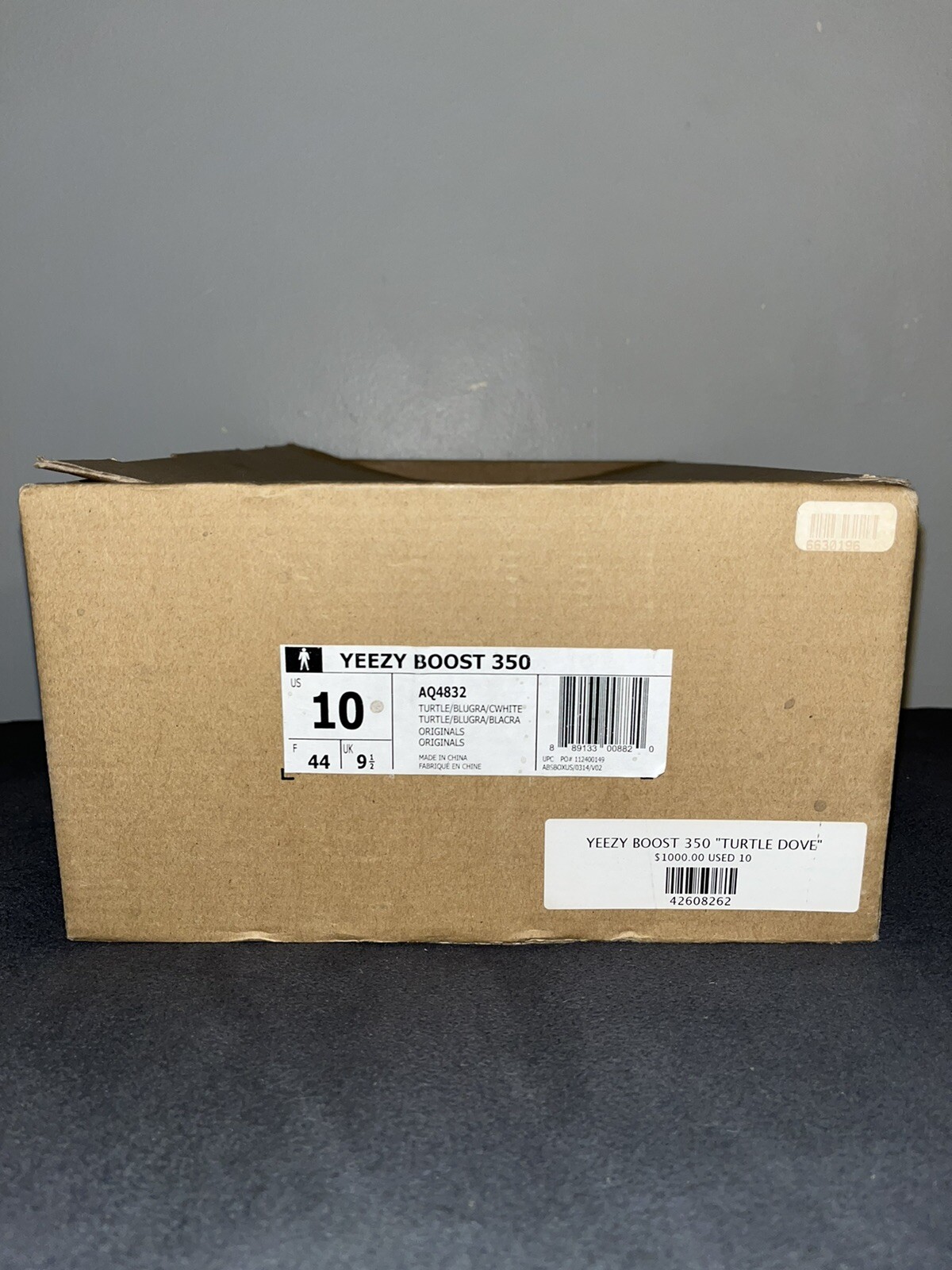 Adidas Yeezy Boost 350 Turtle Dove 2015 Size 10 AQ4832 AUTHENTICATED! image 9