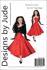 Reminisce Doll Clothes Sewing Pattern 15.5" Teen Body Bella Dorothy Waif Tonner