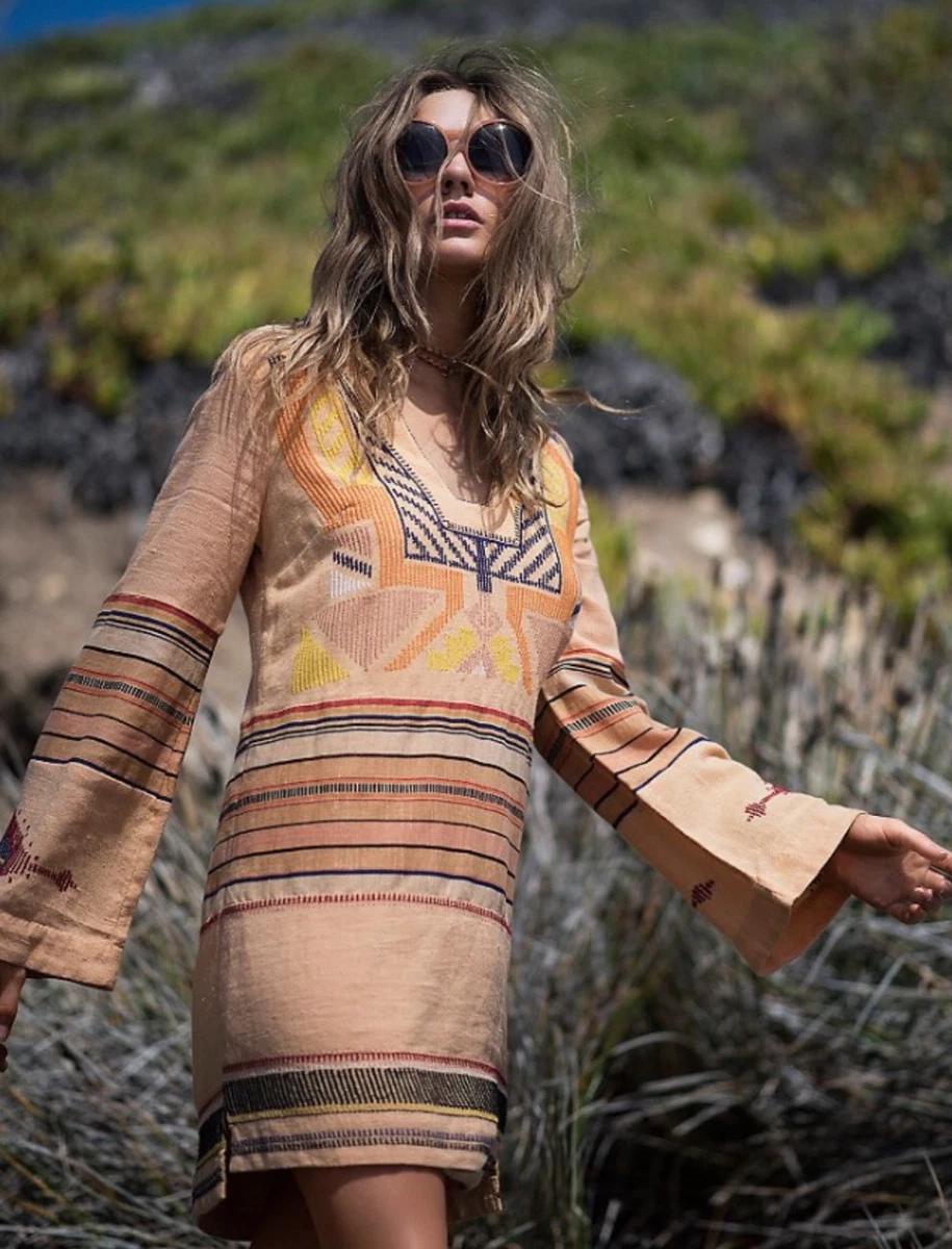 Tribal embroidered clearance dress